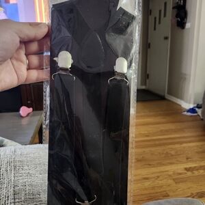 Kids Black Suspenders for Boys and Girls